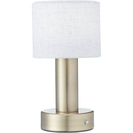 PR Home - Portabel bordslampa Laddbar Tiara antikmäss 24 cm Messing