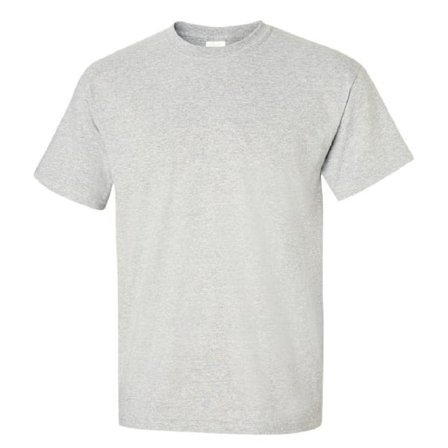 Gildan Mens Ultra Cotton Kortärmad T-shirt 2XL Ash Grey