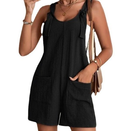 IC Joefnel Dame Sommer Casual Ærmeløse Bukser Løstsittende