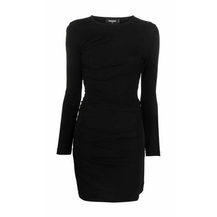 Dsquared2, Dress Czarny, Kobieta, Rozmiar: S