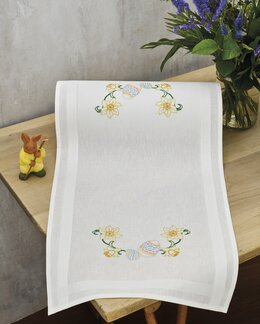 Broderipakke Påskeliljer & Egg - Løper - Permin