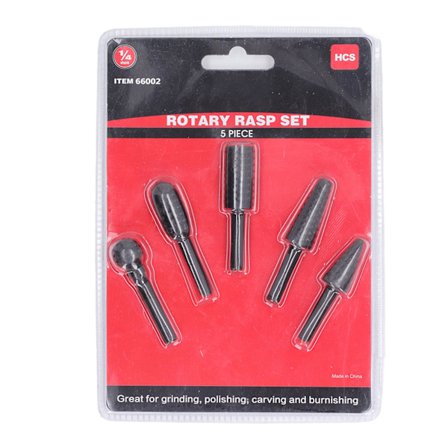 5 stk. 1/4 tomme skaftfræsersæt til træslibning, gravering og porting