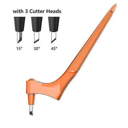 Gyro Cut -askartelutyökalut, ruostumattomasta teräksestä valmistettu Gyro-leikkuri, 360 asteen paperiveitsi, Gyro-cut-turvaleikkuri, 