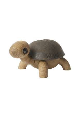 Spring Copenhagen Slowy Sköldpadda Trädekoration 7 cm Inredningsdetaljer Grön