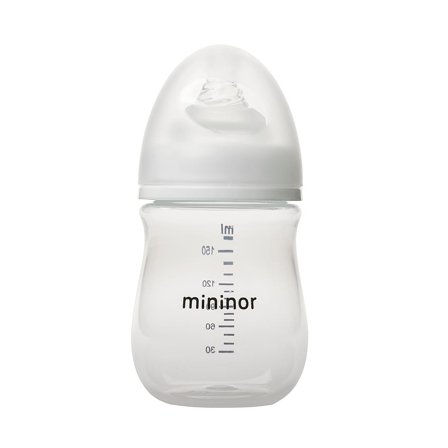 Mininor Sutteflaske plast 160 ml/ 0 mdr., Børn & Forældre, Sutteflasker & Tilbehør, Sutteflasker