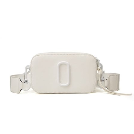 Damhandväska M Bred Axelrem Fashion Colorblock Kameraväska Helt Vit