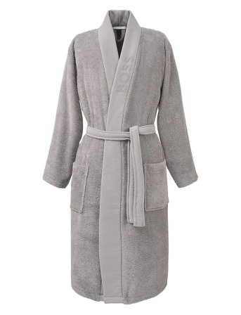 Plain Kimono Morgenkåpe Grå Boss Home*Betinget Tilbud