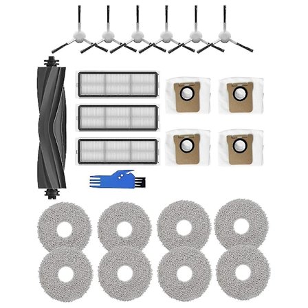 Til Dreame L10S Ultra, L10 Ultra Robotstøvsuger Hovedsidebørste HEPA-filtre Støvsugerposer Mop-puder Reservedele - MXBC