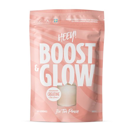 Heey! Boost & Glow Creatine + Collagen 300g
