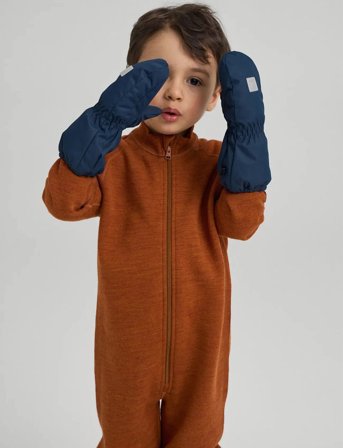 Reima Mittens (Woven), Tassu - Navy - 0