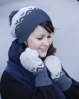 Mössa och vantar Vela