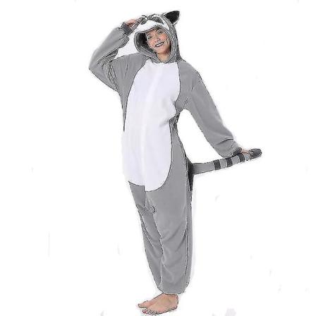Pysjamas for voksne, Animal Kigurumi dvs. for menn Kvinner Pyjamas Pyjamas kostyme - S