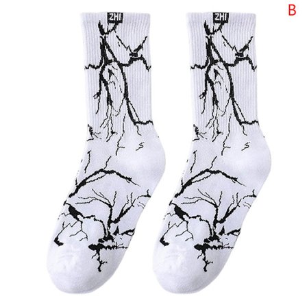 n Style Skateboard Lange Sokker Kreativ Sjov Lyn Hip Hop St