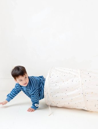 3 Sprouts 3 Sprouts Play Tunnel, Terrazzo/Beige - Cream - ONE SIZE