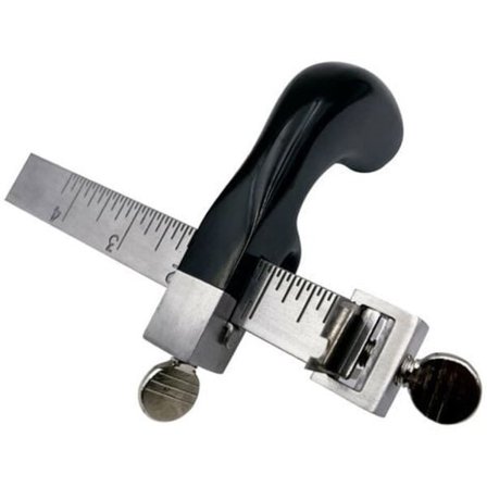 Aluminiums håndtaksbelteskjærer, manuell belteskjærer i lær, lærverktøy, lærbelteskjærer med spesifikasjoner Alum