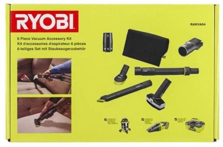 Ryobi RAKVA04 Dammsugarkit 6 delar, Städ- & rengöringsmaskiner