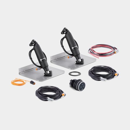 Elektrisch trimvlakkit Dometic Seastar Standard Trim Tab System, 12 x 12" (30 x 30 cm), voor boten van 18 - 32 voet (5.5 - 9.5 m), 12 V, roestvrij 