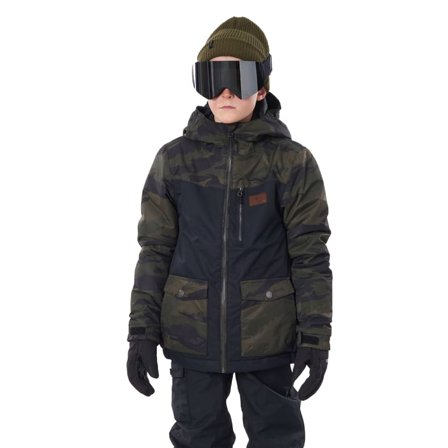 Rip Curl Kids Snake Snow Jacket Children unlined ski jackets Green 8