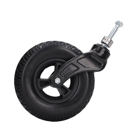 8 tommer universelt PU solidt hjul til kørestol rollator walker udskiftning