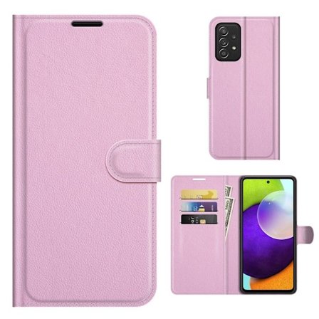 Classic Samsung Galaxy A52s 5G / A52 5g / A52 Flip Etui - Lyserød