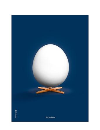 Aegget-Morkebla Home Decoration Posters & Frames Posters Food Multi/mønstret Brainchild