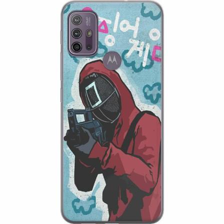Motorola Moto G10 Genomskinligt Skal Squid Game