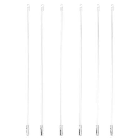 6 kpl venetsialaisverhojen vetovarsi läpinäkyvä verho pystysauva lisävaruste