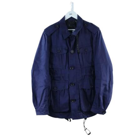 Burberry Vintage Pre-owned Bomuld overtj Blå, Dame Vintage Jakker