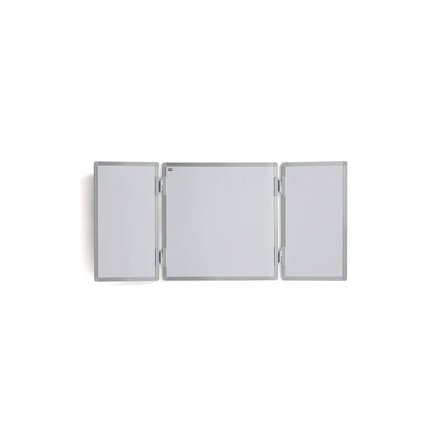 Triple panel whiteboard RITA, 1800x600 mm