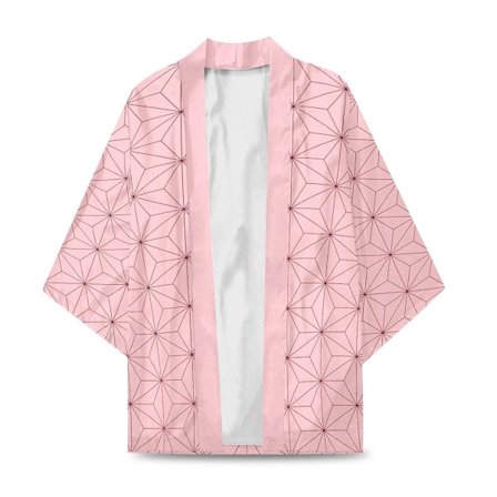 Hot Sale Demon Slayer Kimono Robe 2025 Anime Mantel Pyjamas Cosplay Yukata for Menn&pink&4XL pink{KPOM}