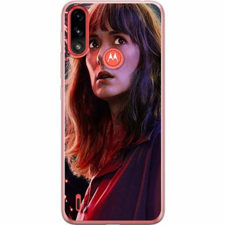 Motorola Moto E7 Power Genomskinligt Skal Stranger Things - Jo