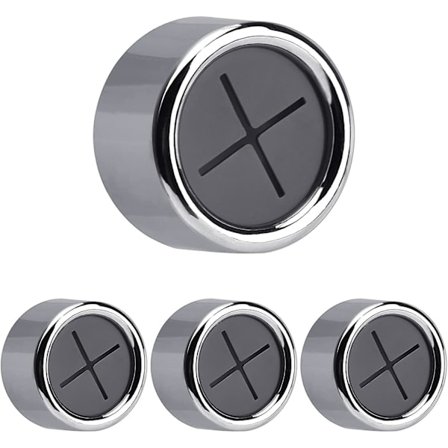 4 stk. selvklæbende viskestykkeholder, ingen boring, håndklædekroge, ABS, runde, klæbende gave