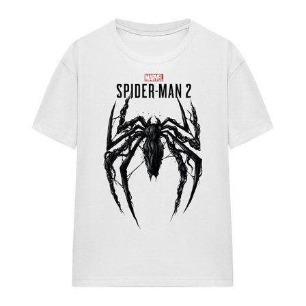 Spider-Man 2 Dam/Kvinnor Gamerverse Venom T-Shirt S Vit