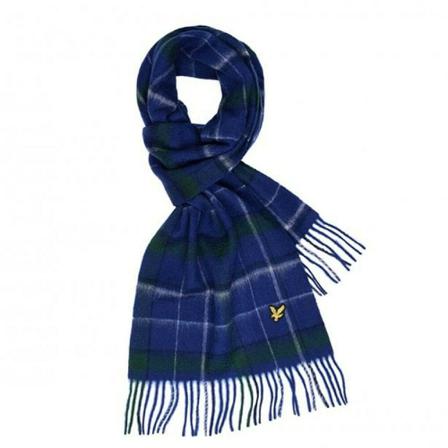 Lyle & Scott, Winter Scarves Blauw, Heren, Maat:ONE Size