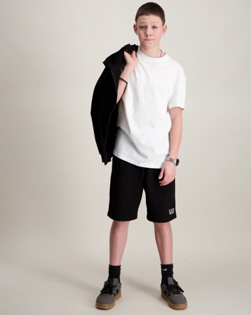 EA7 Emporio Armani BERMUDA Svart Shorts Kille - Kids Brand Store
