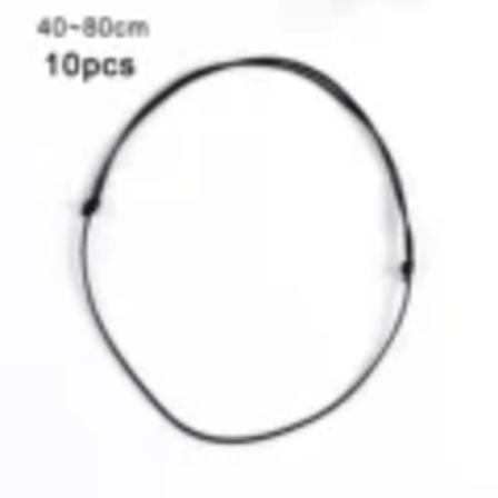 10/50kpl 1.0/1.5/2.0MM Nahkanyöri Liukusolmu Säädettävä Pitkä Kaulakoru Korujen Tekoon Löydöt Tarvikkeet Tukkumyynti 1.5mm(10pcs)