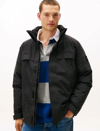 Tommy Hilfiger Tech Padded Jkt - Black - S