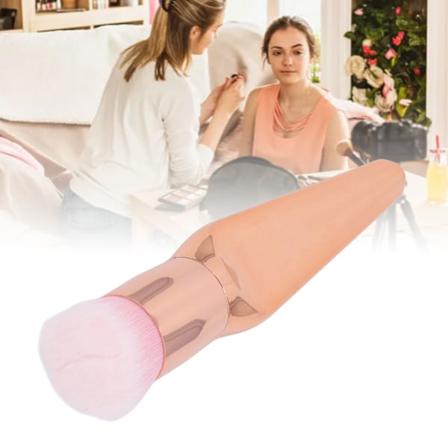 Stor sminkekost med myke børster, ultravidt flatt topp, jevn fordeling, konturkost, ansiktsmakeupverktøy