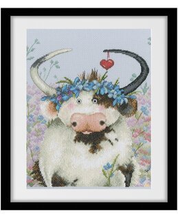 Stickpackung Bild Kuh in der Blütezeit - RTO