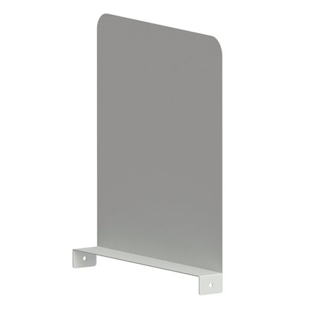 Hyllavdelare, 400x360 mm, ljusgrå