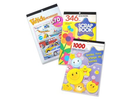 PLAYBOX Stickers sorterade motiv - Lyreco - Skola och förskola - Hobbymaterial - Bokmärken och stickers