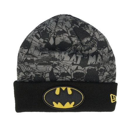 Kinder New Era - Multi cuff Mütze - Kinder DC Batman Black/Grey Cuff @ Hatstore
