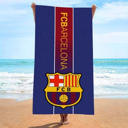 Absorberende håndklæde i mikrofiber, komfortabelt og hurtigtørrende håndklæde, team badehåndklæde, fan gave, julegave 70x140cm.