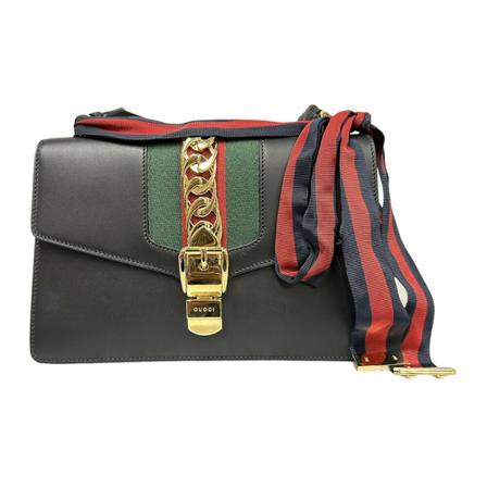 Gucci Vintage, Handbags Zwart, Dames, Maat:ONE Size