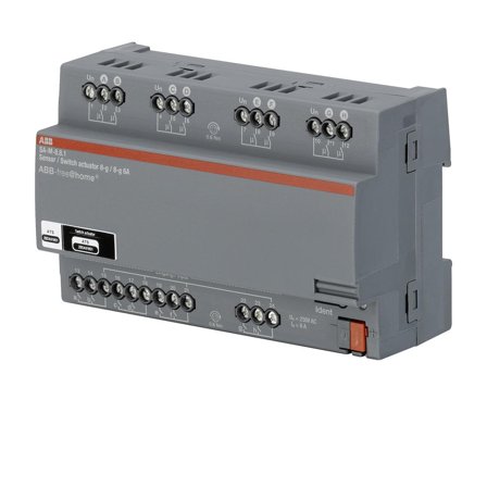 ABB Free@home 2CDG510007R0011 Aktor I/O, 8-kanaler, 6A, Elfördelning & strömförsörjning