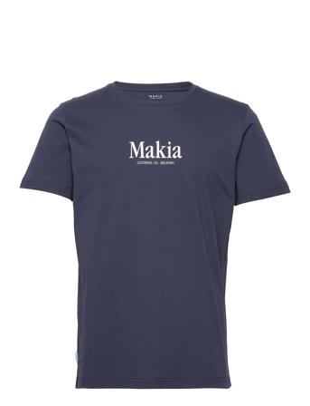 Strait T-Shirt Blue Makia