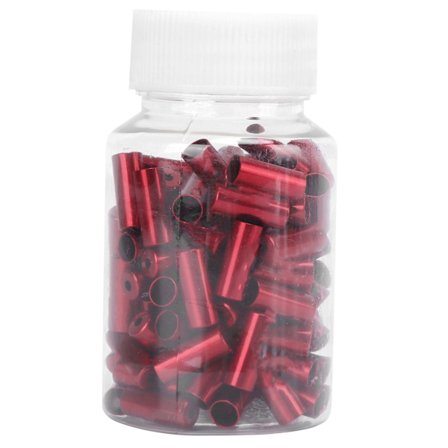 Bromsvajerhättor God Korrosionsbeständighet Hög Seghet Aluminiumlegering Mer Flexibel Cykeltillbehör Röd