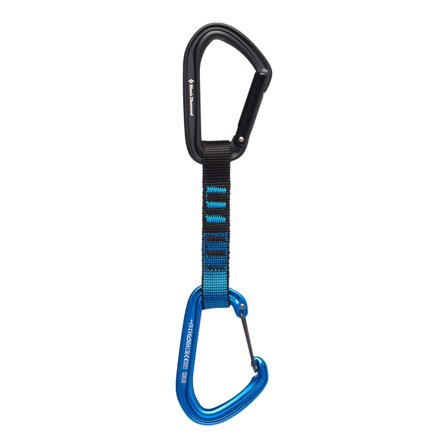 Black Diamond HotForge Hybrid Quickdraw 12cm Mountaineering equipment Blue OneSize