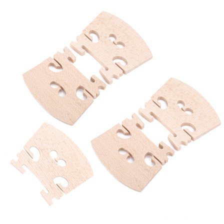 5 stk. Violinbroer i ahorn træ, reservedele, instrumenttilbehør til 4/4 violin