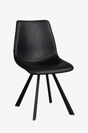 Rowico Home - Stol Aubum, 2 pak - Sort - Stole - Fra Homeroom